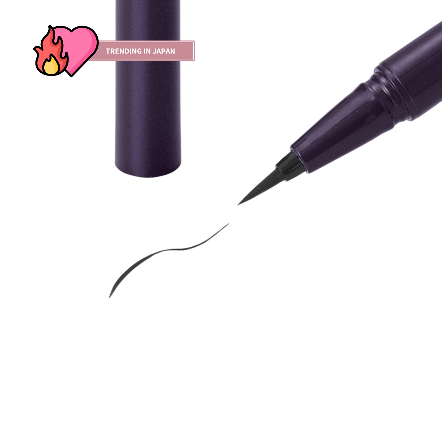 Kiss Me Heroine Make Smooth Liquid Eye Liner - Black