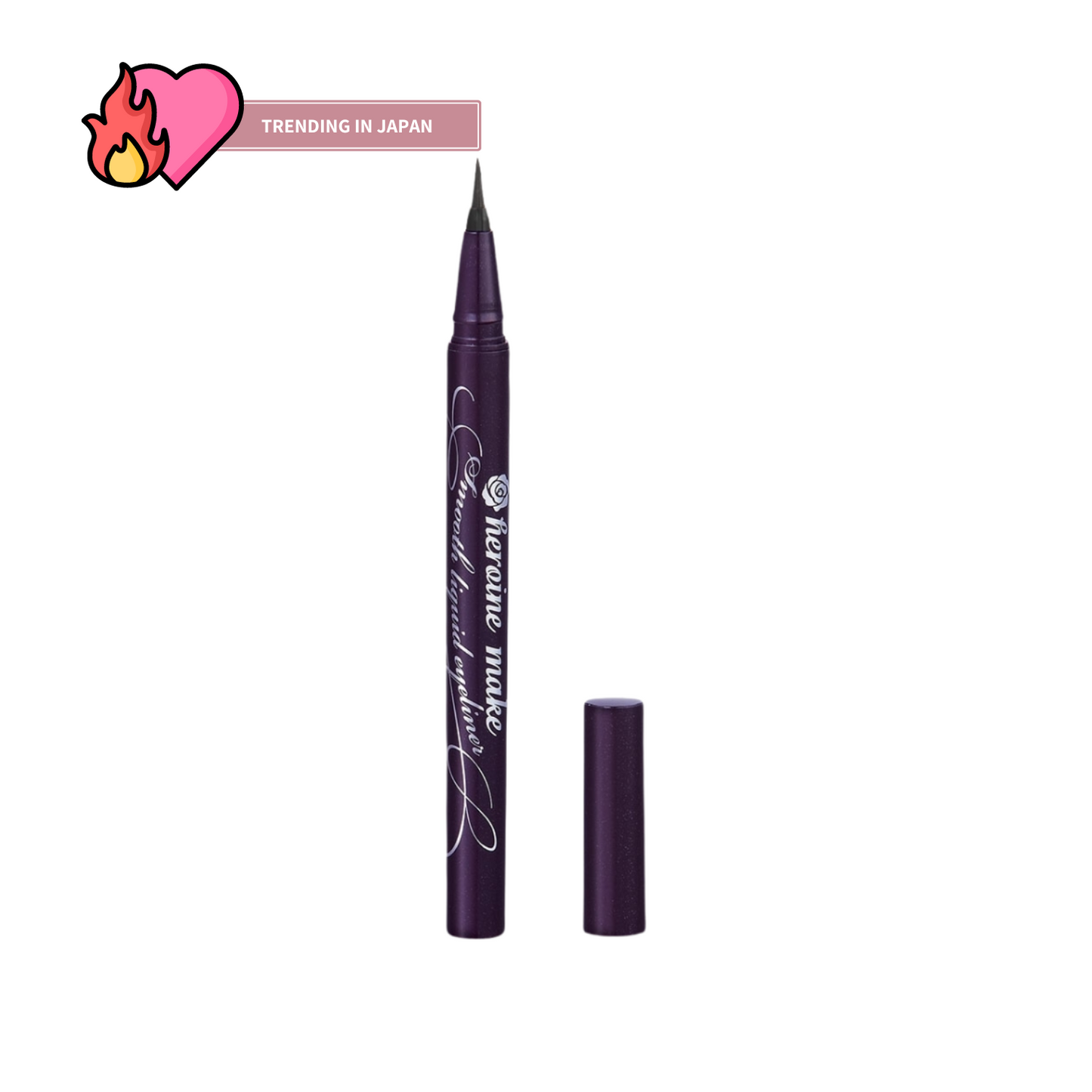 Kiss Me Heroine Make Smooth Liquid Eye Liner - Black