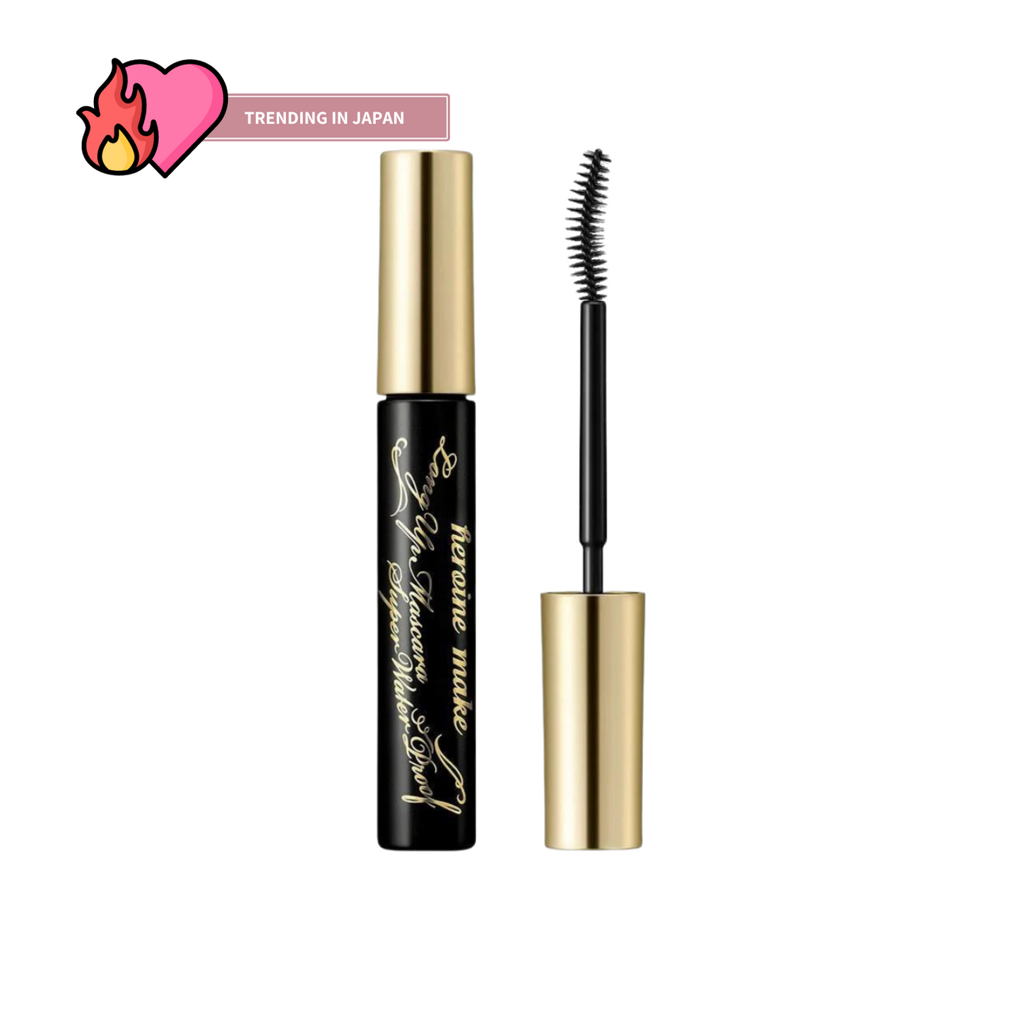 Kiss Me Heroine Make Long & Curl Mascara Super Waterproof - Black