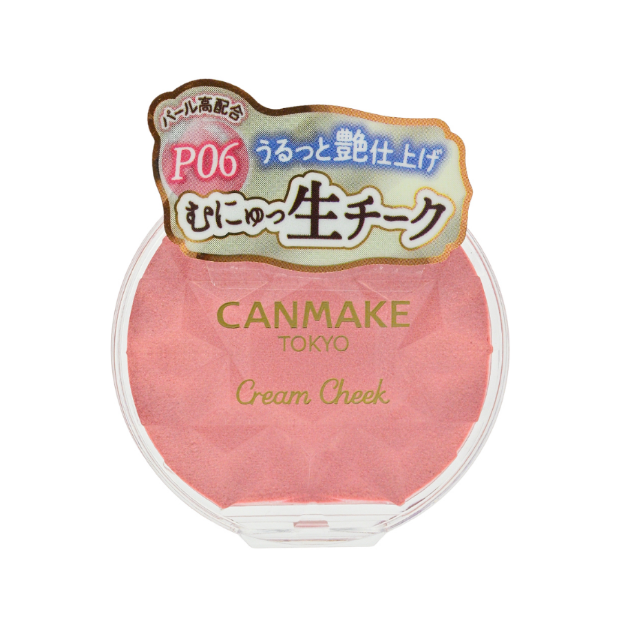 CANMAKE Cream Cheek Pearl Blush - Sweet Coral 06
